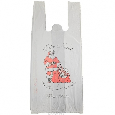RMPK - SACOLA IMPRESSA-B5 36 X 50 PAPAI NOEL - PT.540UN (02KG)